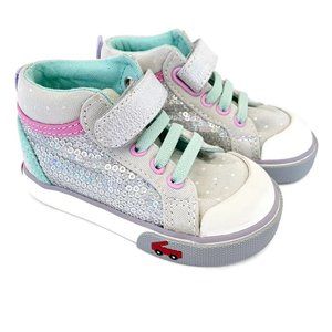 See Kai Run Kristin Silver Sequin